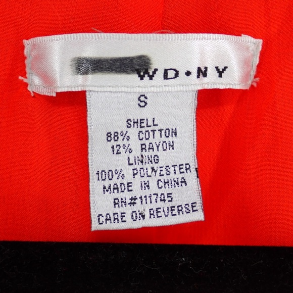 WD.NY Women's Christmas Red Fringe Blazer Size Small Open Front Cardigan Jacket - Picture 3 of 12